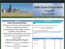 Tablet Screenshot of oahegraincorp.com